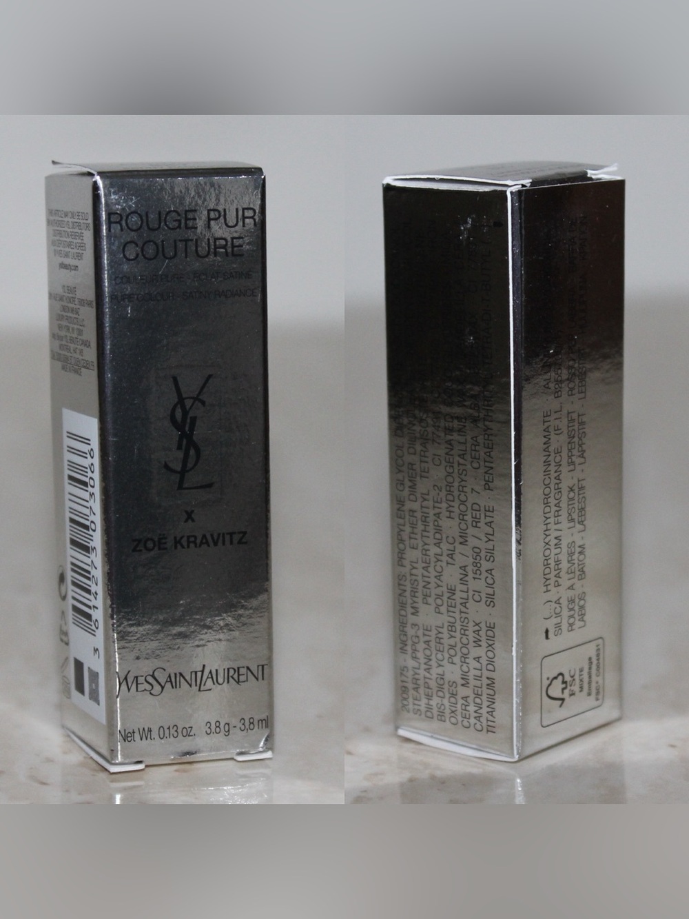 YSL x Zoe Kravitz ‘London Sky’ #143 Rouge Pur Couture Satiny Radiance Lipstick - Picture 4 of 16